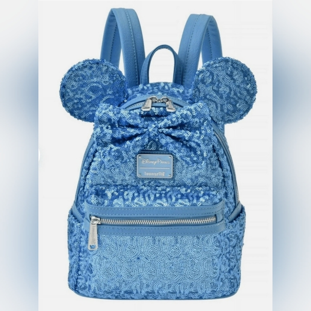 Disney Blue Sequin Backpack